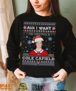 All I want for Christmas is Cole Caufield ugly Christmas shirt