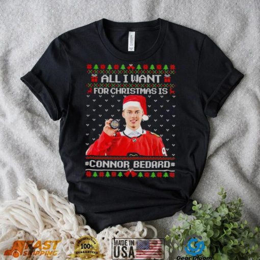 All I want for Christmas is Connor Bedard ugly Christmas shirt