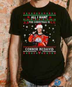 All I want for Christmas is Connor McDavid ugly Christmas shirt
