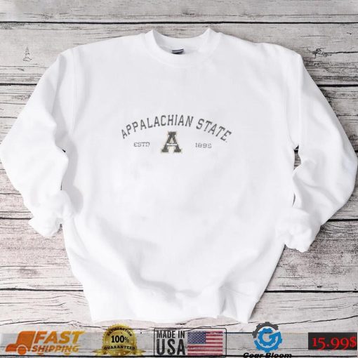 Appalachian State Mountaineers Alternative Apparel Retro Jersey Headliner Cropped T Shirt