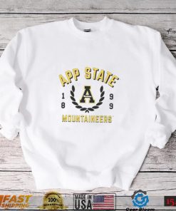 Appalachian State Mountaineers Uscape Apparel Laurels Crop T Shirt