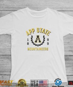 Appalachian State Mountaineers Uscape Apparel Laurels Crop T Shirt