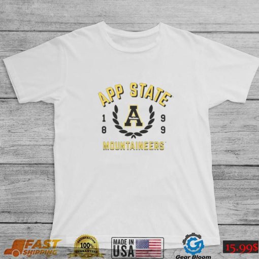 Appalachian State Mountaineers Uscape Apparel Laurels Crop T Shirt