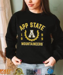 Appalachian State Mountaineers Uscape Apparel Laurels Fleece Crop Shirt