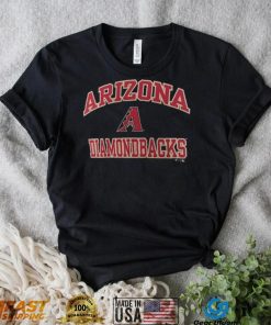 Arizona Diamondbacks Fanatics Branded Black Heart & Soul T Shirt