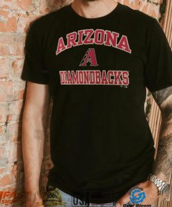 Arizona Diamondbacks Fanatics Branded Black Heart & Soul T Shirt