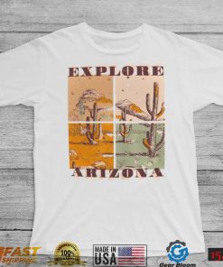 Arizona Quad Desert Scene Graphic T Shirt