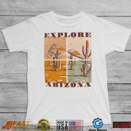 Arizona Quad Desert Scene Graphic T Shirt