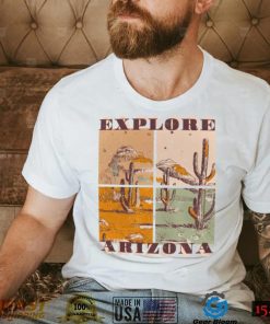 Arizona Quad Desert Scene Graphic T Shirt