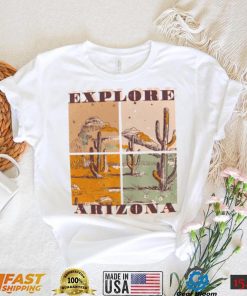 Arizona Quad Desert Scene Graphic T Shirt