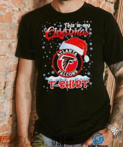 Atlanta Falcons this is my Christmas Santa logo t shirt