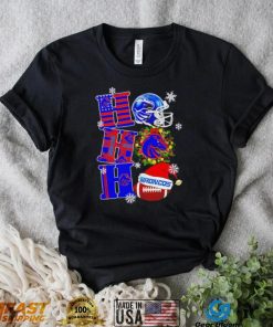 Boise State Broncos NCAA ho ho ho Christmas shirt