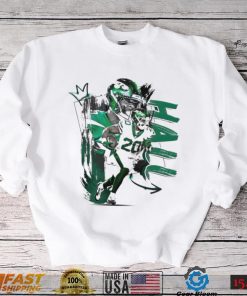 Breece Hall number 20 New York Jets football player pose poster shirt