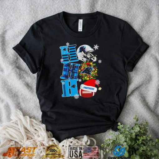 Carolina Panthers NFL ho ho ho Christmas shirt