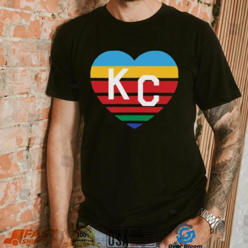 Charlie Hustle KC Heart Vintage Black T Shirt