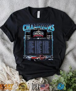 Checkered Flag Sports Blue 2024 Daytona 500 Champions T Shirt