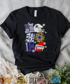 Dallas Cowboys NFL ho ho ho Christmas shirt