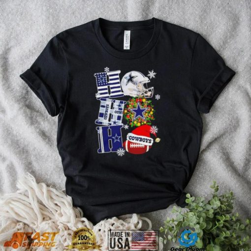 Dallas Cowboys NFL ho ho ho Christmas shirt