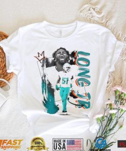 David Long Jr. number 51 Miami Dolphins football player pose poster shirt