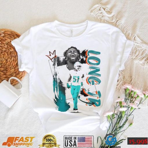 David Long Jr. number 51 Miami Dolphins football player pose poster shirt