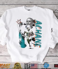 De’Von Achane number 28 Miami Dolphins football player pose poster shirt