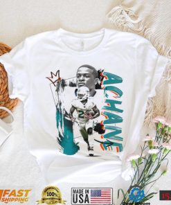 De’Von Achane number 28 Miami Dolphins football player pose poster shirt