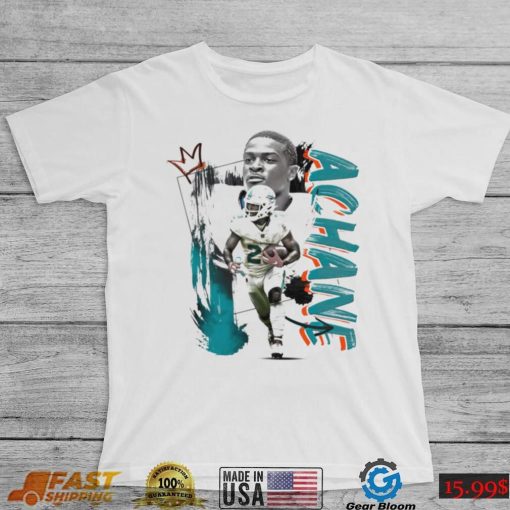 De’Von Achane number 28 Miami Dolphins football player pose poster shirt