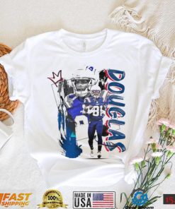 Demario Douglas number 81 New England Patriots football player pose poster shirt