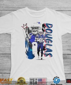 Demario Douglas number 81 New England Patriots football player pose poster shirt