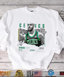 Derrick White number 9 Boston Celtics basketball player paper poster shirt