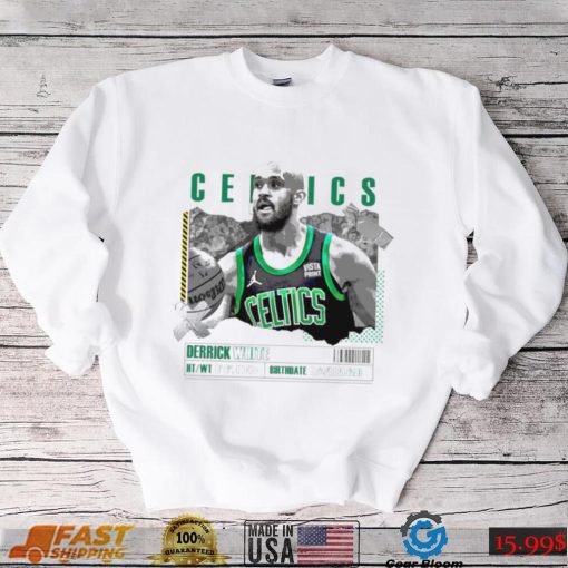 Derrick White number 9 Boston Celtics basketball player paper poster shirt