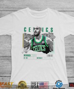 Derrick White number 9 Boston Celtics basketball player paper poster shirt