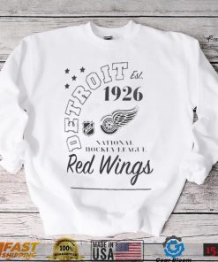 Detroit Red Wings Starter White Arch City Theme Graphic T Shirt