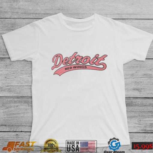 Detroit Red Wings Starter White Tailsweep T Shirt
