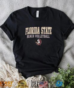 Florida State Seminoles Champion Stacked Beach Volleyball T Shirt