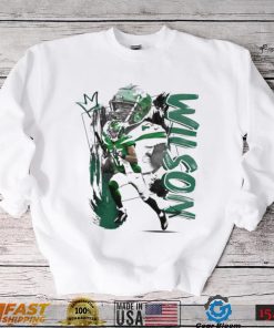 Garrett Wilson number 17 New York Jets football player pose poster shirt