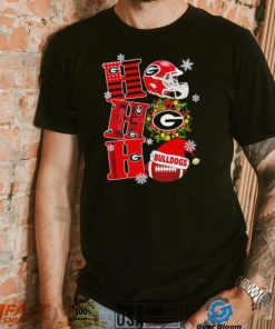 Georgia Bulldogs NCAA ho ho ho Christmas shirt