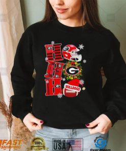 Georgia Bulldogs NCAA ho ho ho Christmas shirt