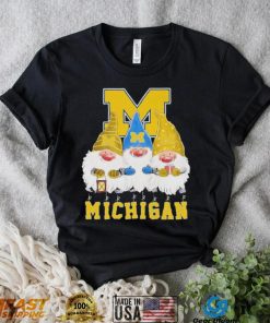 Gnomes Michigan Wolverines Merry Christmas Shirt