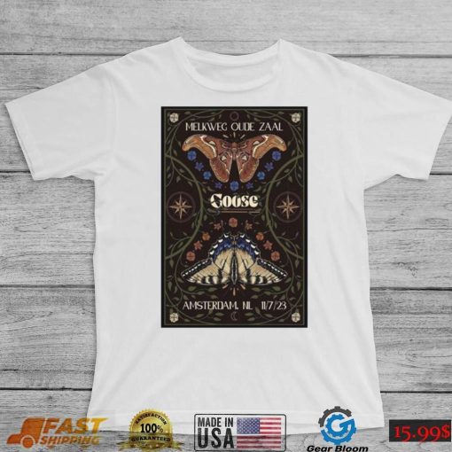 Goose November 7, 2023 Tour Amsterdam, Netherlands Poster shirt