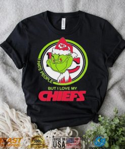 Grinch I Hate People But I Love My Kansas City Chiefs Shirt