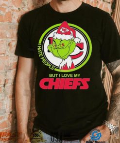 Grinch I Hate People But I Love My Kansas City Chiefs Shirt