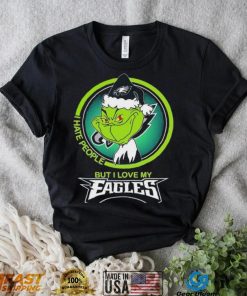 Grinch I Hate People But I Love My Philadelphia Eagles Shirt