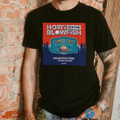 Hootie & The Blowfish Tap Collective Soul And Edwin Mccain For Summer Camp With Trucks Tour 2024 T Shirt