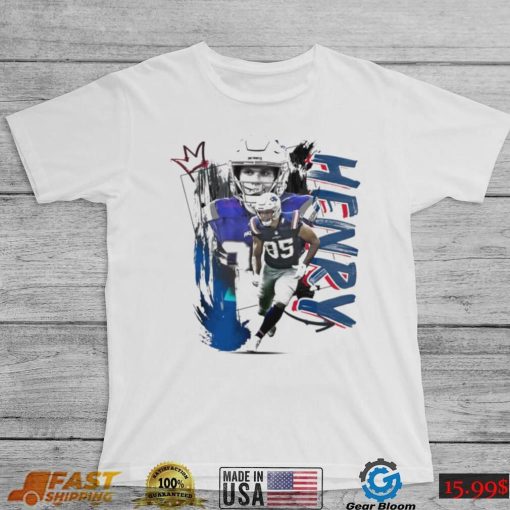 Hunter Henry number 85 New England Patriots football player pose poster shirt