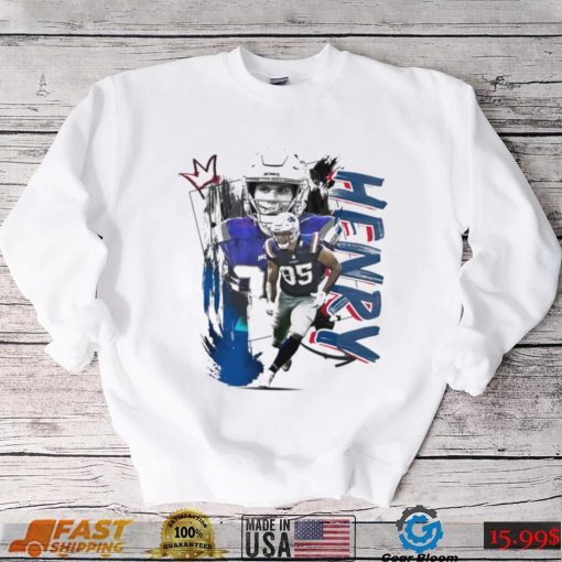 Hunter Henry number 85 New England Patriots football player pose poster shirt