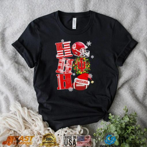 Indiana Hoosiers NCAA ho ho ho Christmas shirt