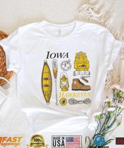 Iowa Hawkeyes Comfort Wash Camping Trip T Shirt