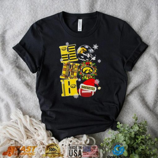 Iowa Hawkeyes NCAA ho ho ho Christmas shirt