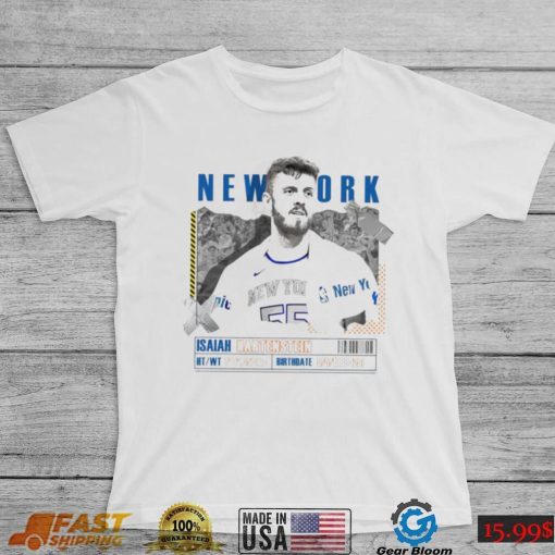 Isaiah Hartenstein number 55 New York Knicks basketball player paper poster shirt